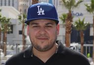 Rob Kardashian And Blac Chyna At Sky Beach Club - Source: Getty